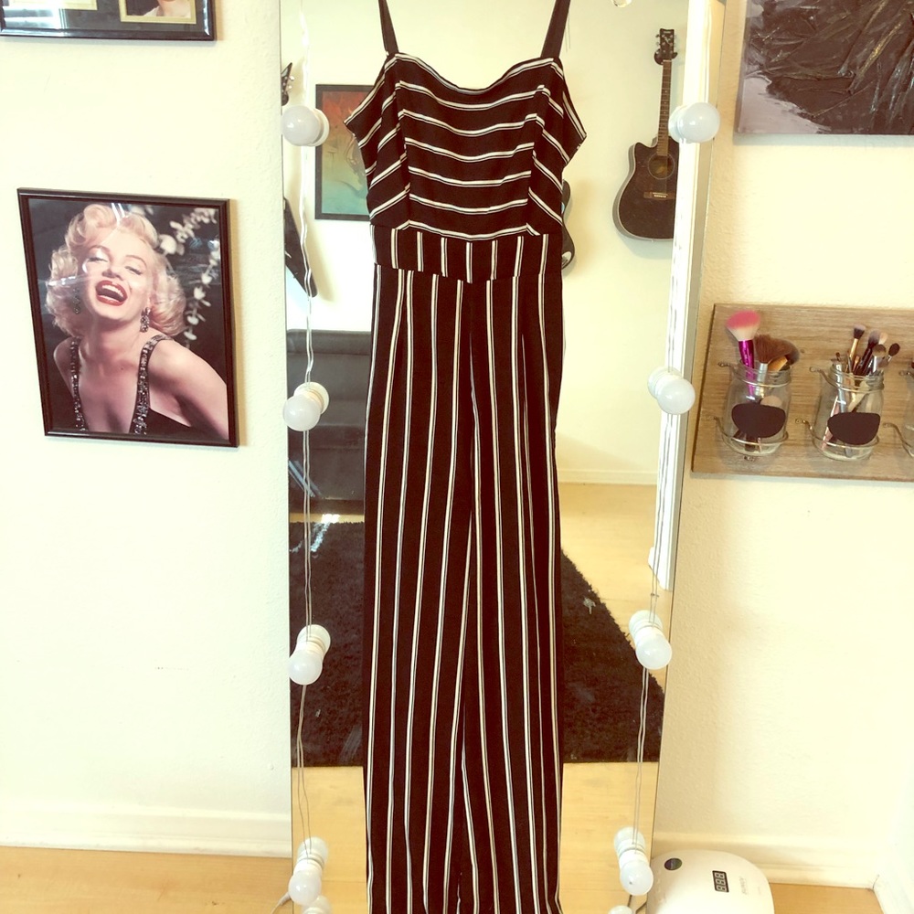 Stripe jumpsuit